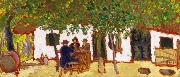 Jozsef Rippl-Ronai In the Vineyard oil on canvas